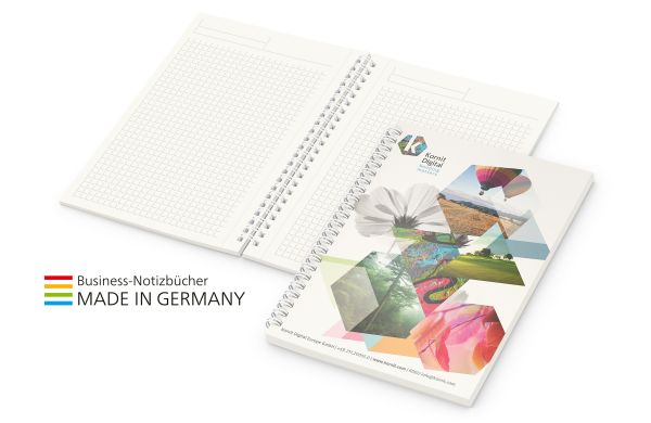 Bizz-Book green & blue, A5