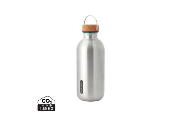 Black+Blum Stahl-Wasserflasche 600ml, turkis
