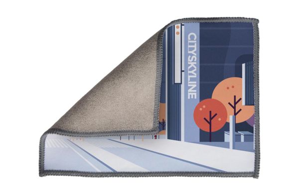 Brillen-Reinigungstuch Bisight, Weiss