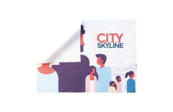 Brillenreinigungstuch Dioptry XL, weiss