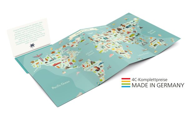 Concept-Card Large green & blue, 24