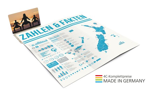 Concept-Card Small green & blue, 30