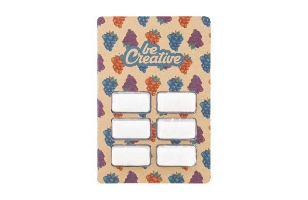 CreaChew Deluxe Eco Kaugummi in individueller Verpackung, natur