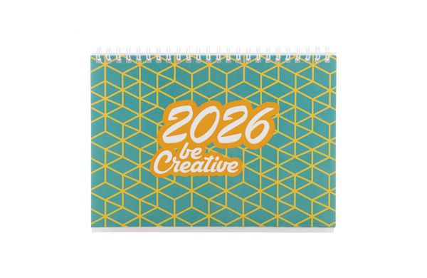 CreaDate Desk Individueller Tischkalender, weiss