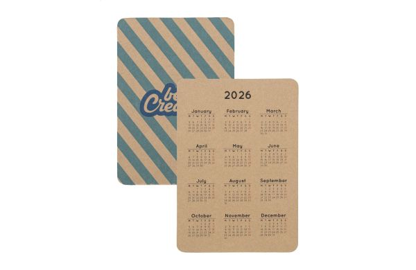 CreaDate Pocket Eco Individueller Taschenkalender, weiss