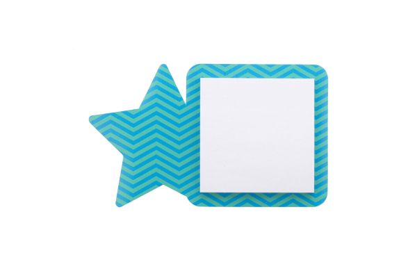 CreaStick Fridge Xmas B Individueller Kühlschrankmagnet, weiss, Stern