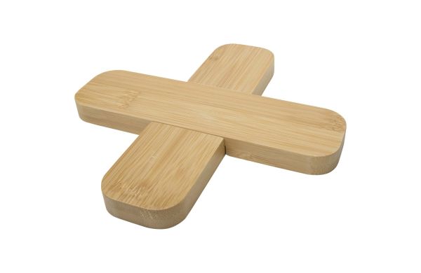 Croc Untersetzer aus Bambus – groß, natur