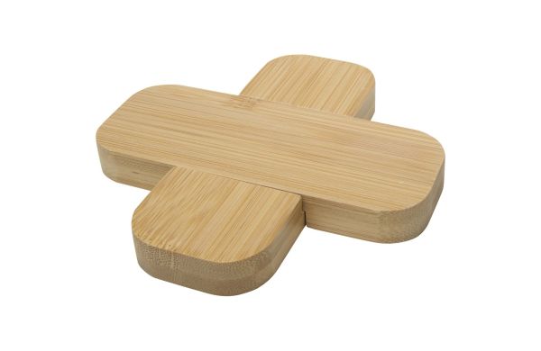 Croc Untersetzer aus Bambus – klein, natur