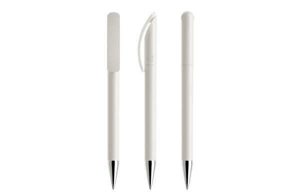 prodir DS3 TPC Twist Kugelschreiber Weiß, blaue Mine