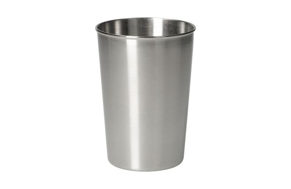 Edelstahlbecher "Metallo", silber