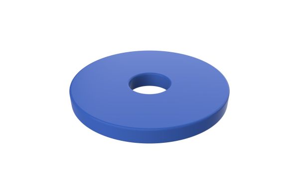 Einkaufswagenchip "1 Euro", blau