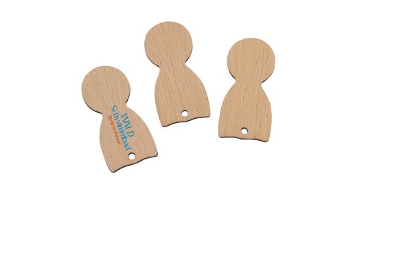 Einkaufswagenlöser Holz