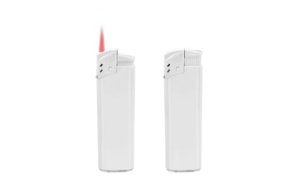 Elektronik-Feuerzeug "Turbo 1", weiß