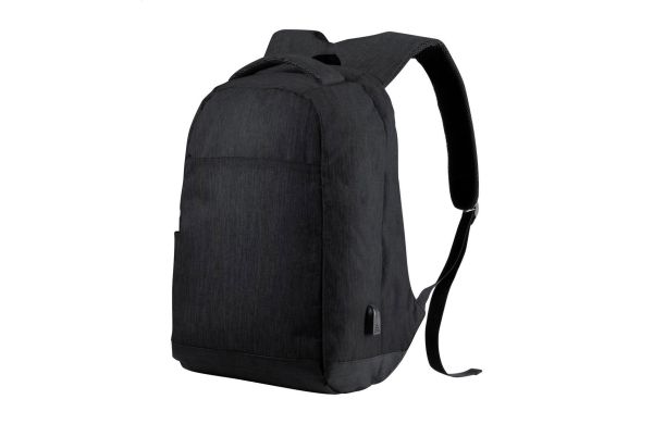 Elisha Anti-Diebstahl Rucksack, schwarz