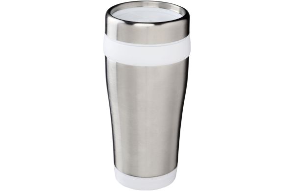 Elwood 410 ml RCS-zertifizierter Isolierbecher aus recyceltem Edelstahl, weiss