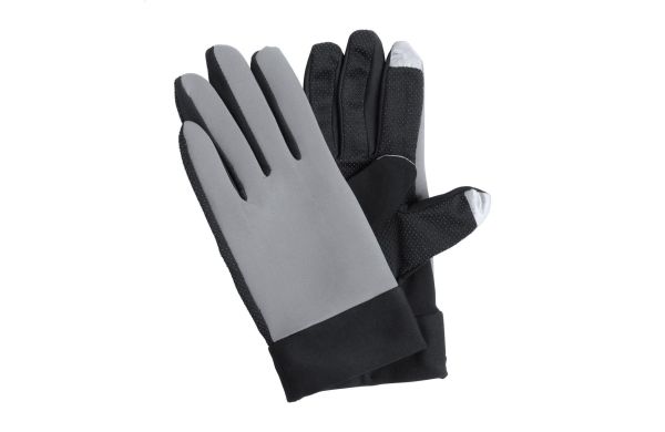 Estri Touch-Sporthandschuhe, grau/schwarz