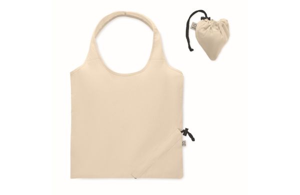 CARRIE Faltbare Einkaufstasche, beige