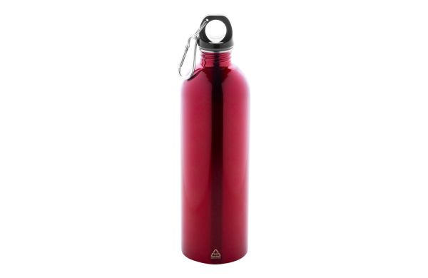Flasche aus recyceltem Edelstahl Ressuto XL, rot