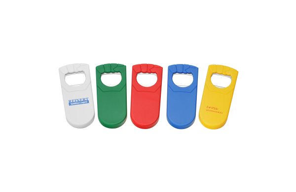 Flaschenöffner mit Verschluss "Faust"