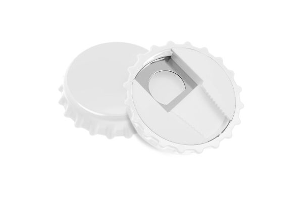 Flaschenöffner mit Verschluss Gamma_ weiss
