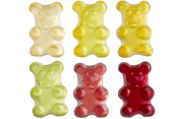 Fruchtgummi STANDARD 15 g, VEGAN im konventionellen Tütchen