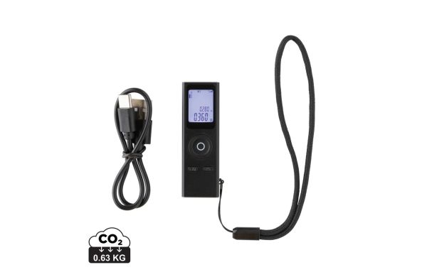 Gear X 30m Lasermessgerät aus RCS recyceltem Aluminum, schwarz