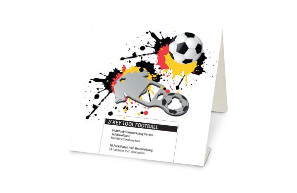 Geschenkartikel: ROMINOX® Key Tool Fußball, Deutschland-Motiv-Mäppchen