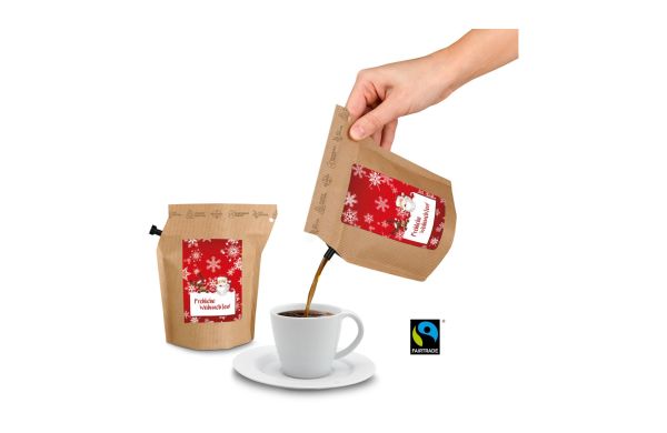 Geschenkartikel: Home-Office Wachmacher Kaffee Brühbeutel Honduras, wiederverwendbar, Fairtrade