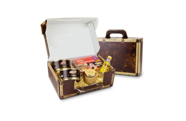 Geschenkset: Gefüllter Reisekoffer