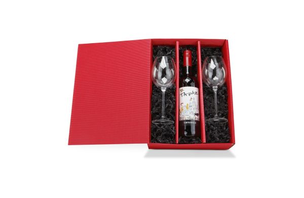 Geschenkset: Rotwein für Zwei