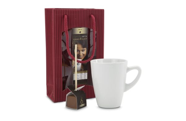 Geschenkset: Schokostick in Tasse