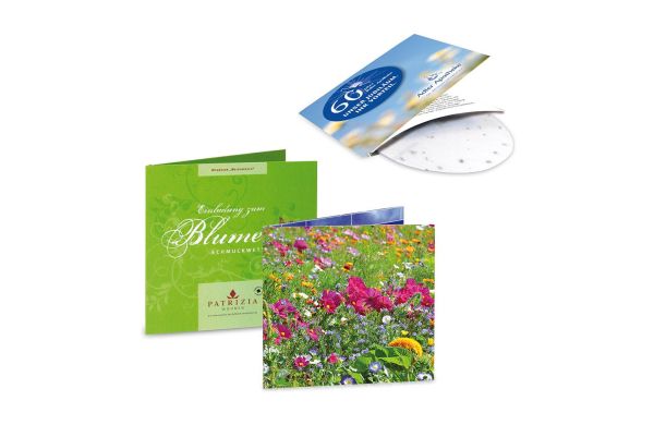 Green-Card mit Samen