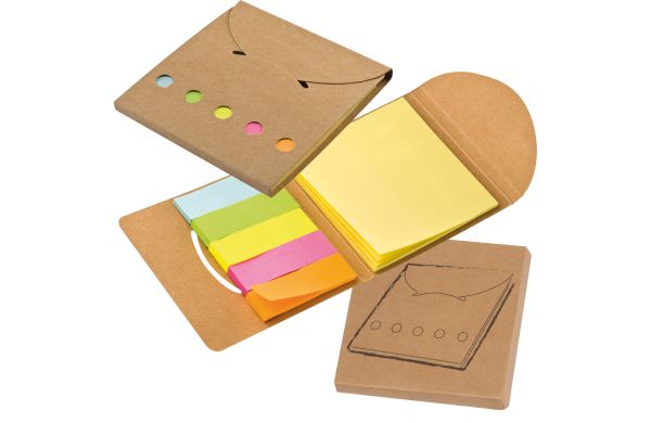 Haftmarkerset im Naturlook - braun