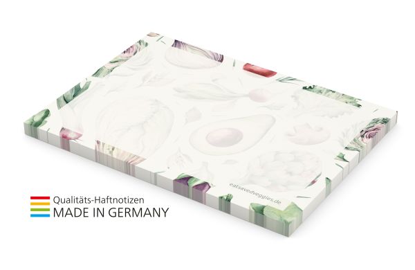 Haftnotiz Basic green & blue, 100 x 72 mm