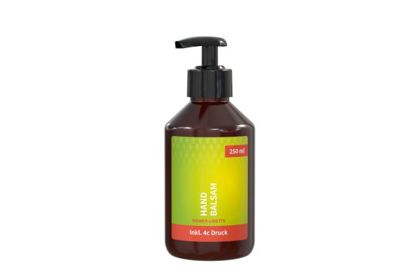 Handbalsam "Ingwer - Limette", 250 ml, Body Label (R-PET)