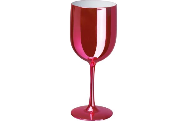 Hochglänzender Trinkkelch aus Kunststoff, 460ml - pink
