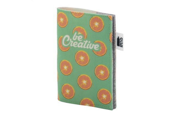 individuelle RPET Ausweishülle CreaFelt Pass, weiss