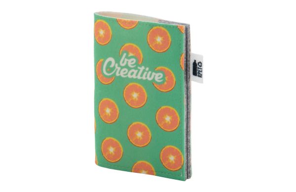 individuelle RPET Ausweishülle CreaFelt Pass, Weiss