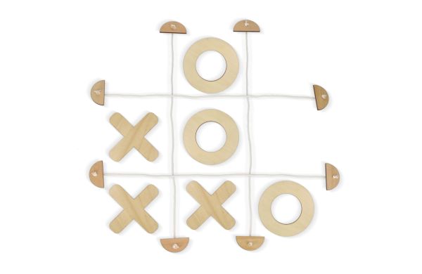 InSideOut Riesiges Tic Tac Toe, holz/hell