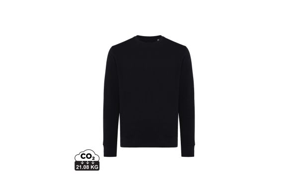 Iqoniq Etosha Lightweight Sweater aus recycelter Baumwolle, schwarz, 4XL