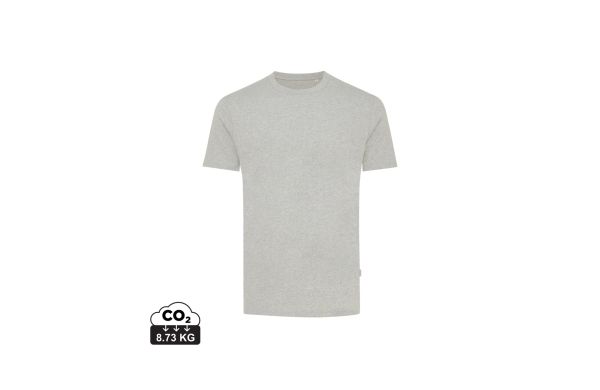 Iqoniq Manuel ungefärbtes T-Shirt aus recycelter Baumwolle/heather grey/4XL