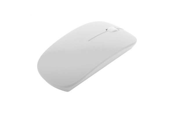 Jovale Funkmaus, weiss/weiss