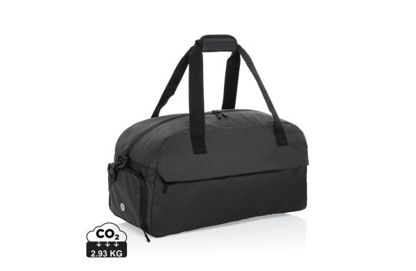 Kazu AWARE™ RPET Weekend-Duffel-Bag, schwarz