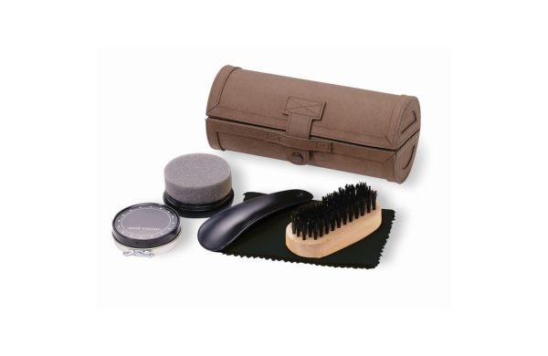 GENTLEMAN Schuhputz-Set - braun