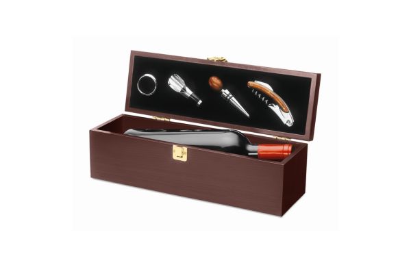 COSTIERES Weinset - holzfarben