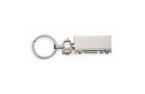 TRUCKY Schlüsselring, Truck - silber