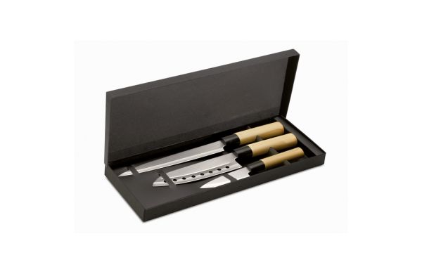 TAKI Messer-Set im japanischen Sti - bunt