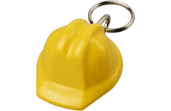 Kolt Schutzhelm Schlüsselanhänger aus recyceltem Material, mittelgelb