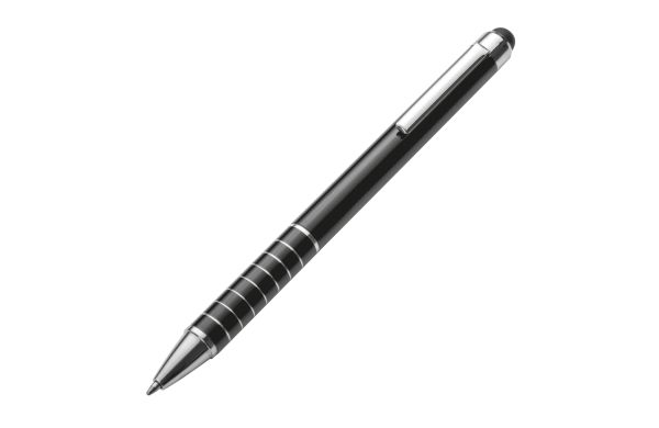 Kugelschreiber aus Metall mit Touchfunktion - schwarz