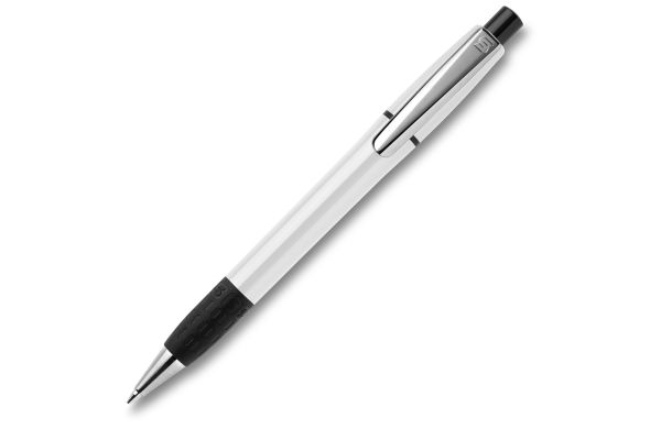 Kugelschreiber Semyr Grip hardcolour, weiss